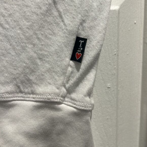 T2 Love Girls White/Black Lightweight Sweatshirt, Size 6 - Picture 4 of 10